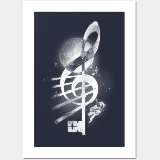 Space music Posters and Art